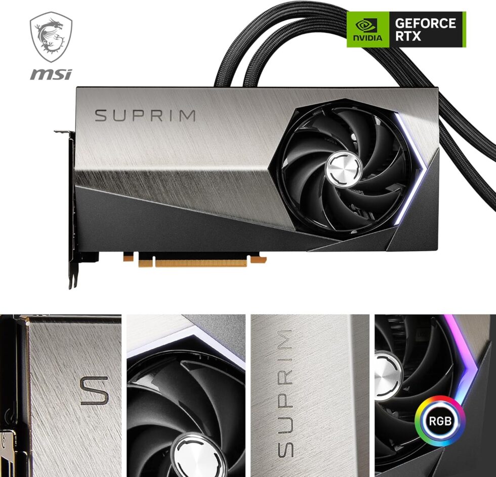 MSI GeForce RTX 4090 SUPRIM LIQUID 24G Graphics Card - Figura 2