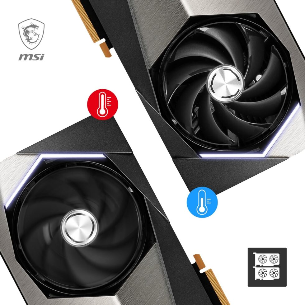 MSI GeForce RTX 4090 SUPRIM LIQUID 24G Graphics Card - Figura 3