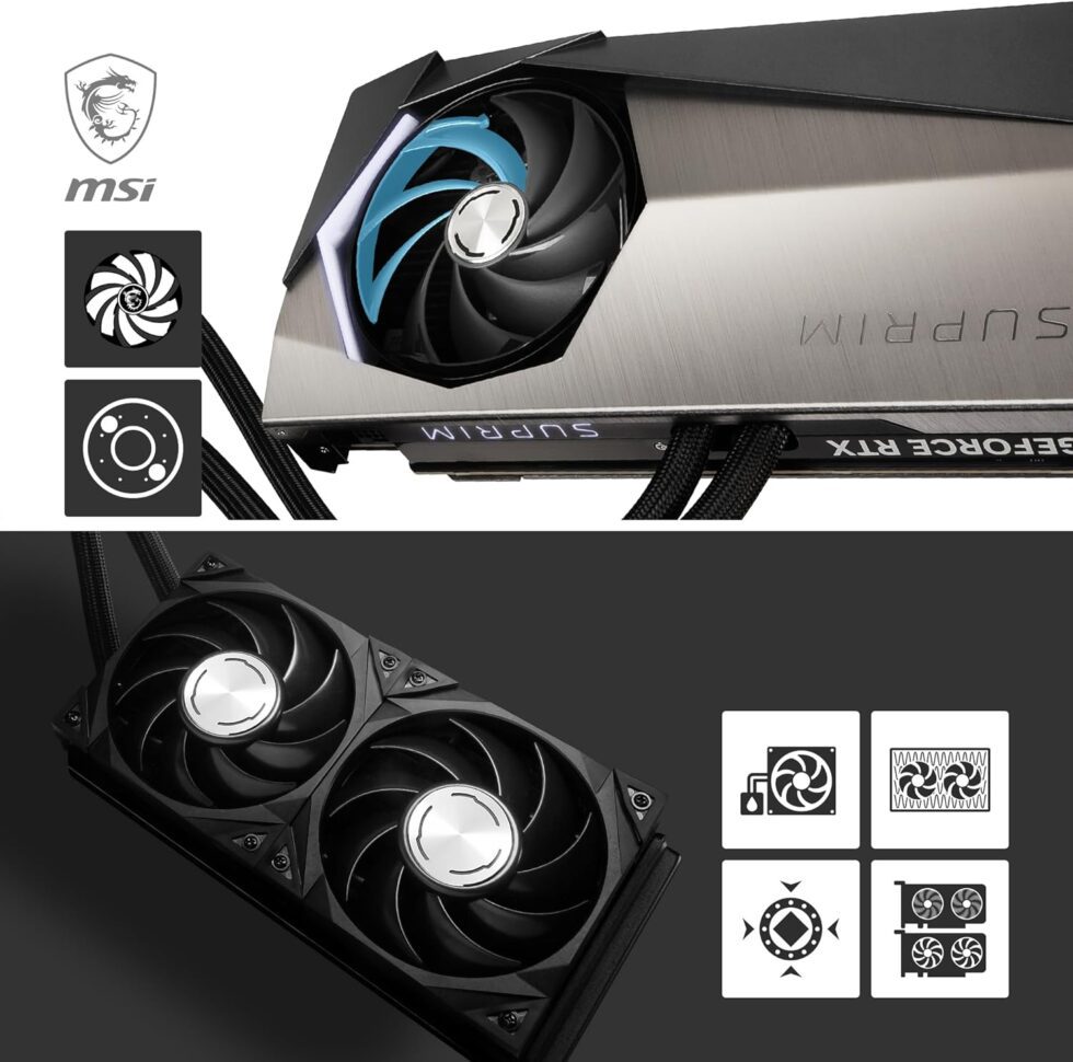 MSI GeForce RTX 4090 SUPRIM LIQUID 24G Graphics Card - Figura 4