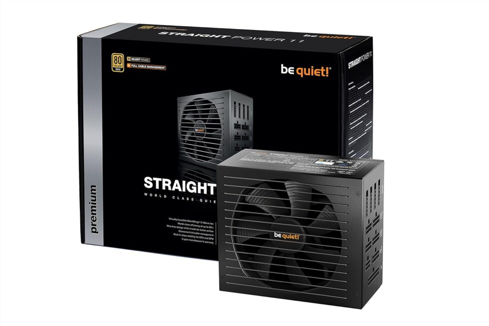 Be Quiet Straight Power 11 Power Supply, Black 1000W - Figura 4