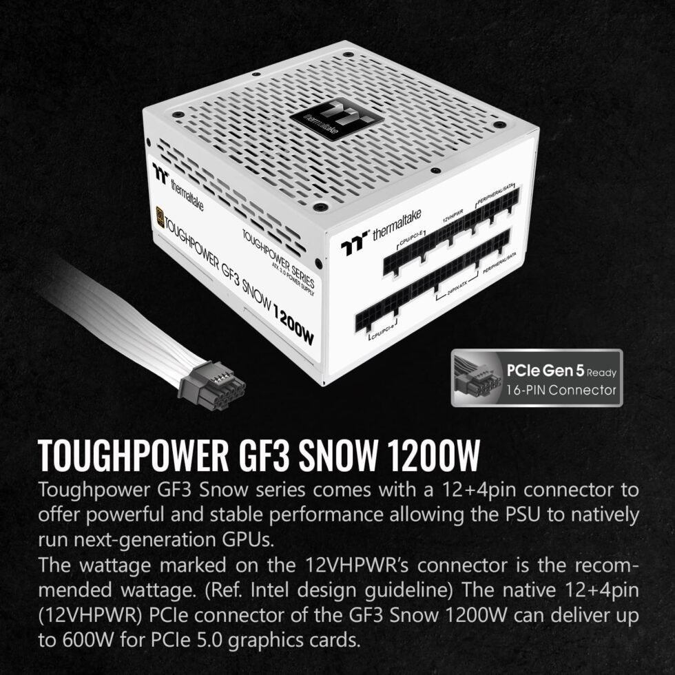 Thermaltake Toughpower GF3 Snow Edition 1200W 80+ Gold - Figura 4